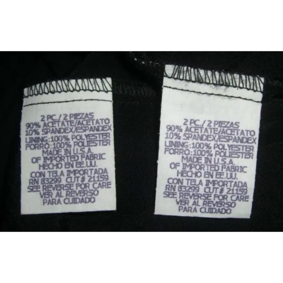 Vintage 90s Onyx Nite By Wendye Chaitin Blouse Cardigan Jewel Plus Mob Wife Jazz - Picture 12 of 14